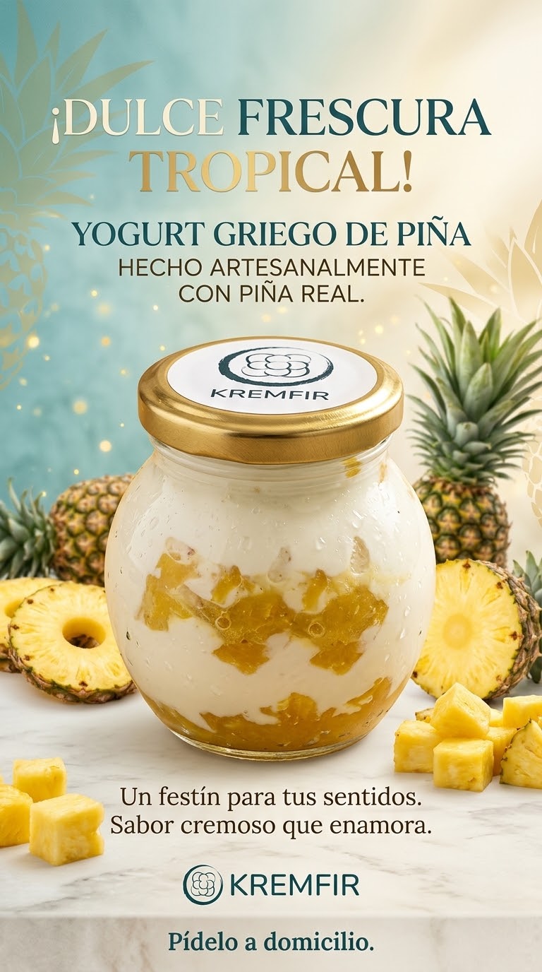 Yogurt Griego de Piña